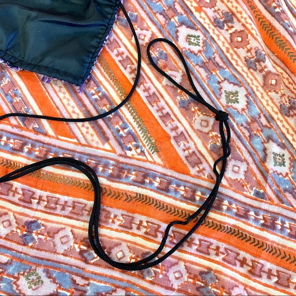 Boho Crossbody small fabric pouch bag - Picture 6 of 7